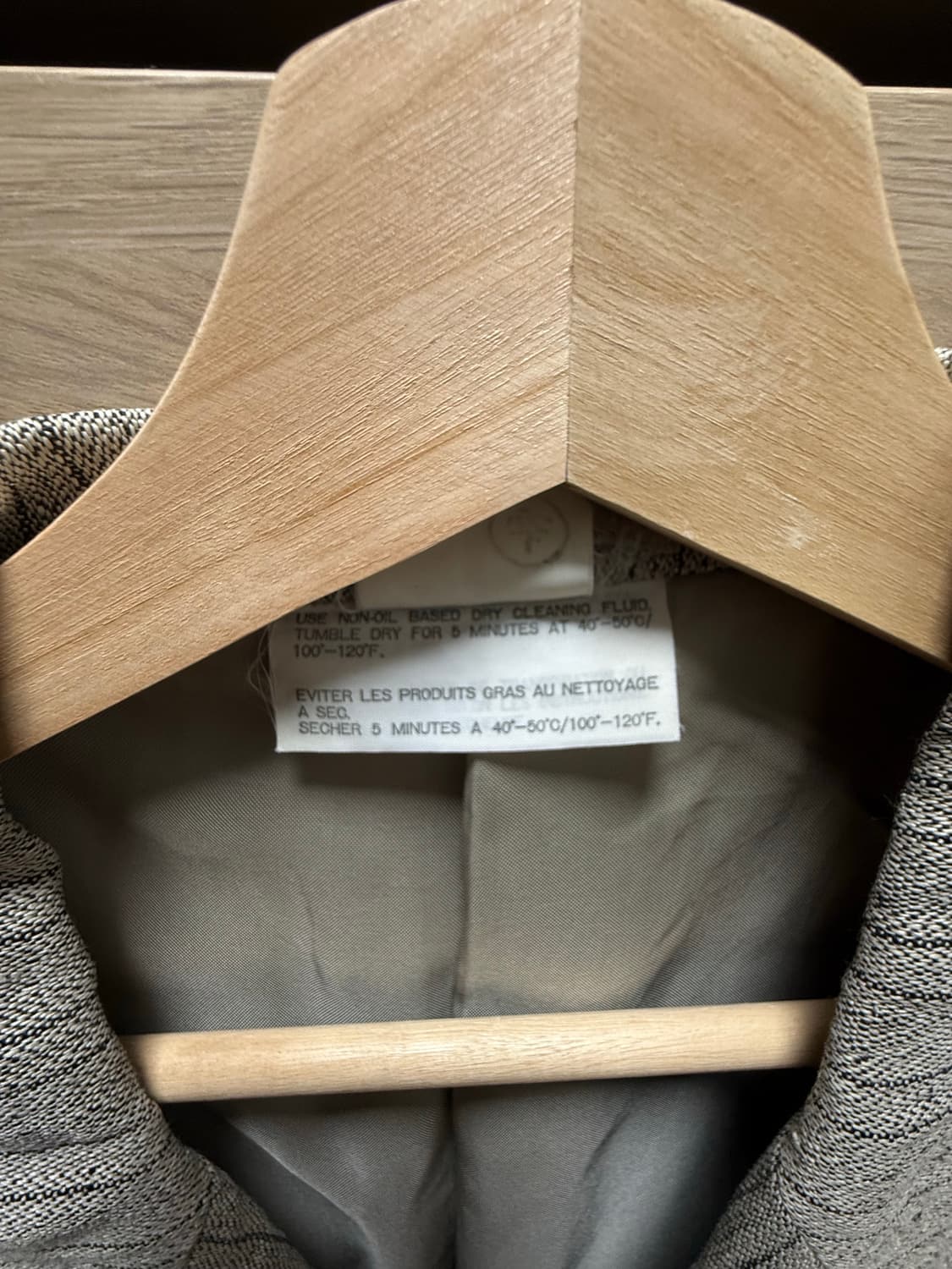 80s 꼼데가르송 옴므플러스 스트라이프 블레이저 상품이미지4