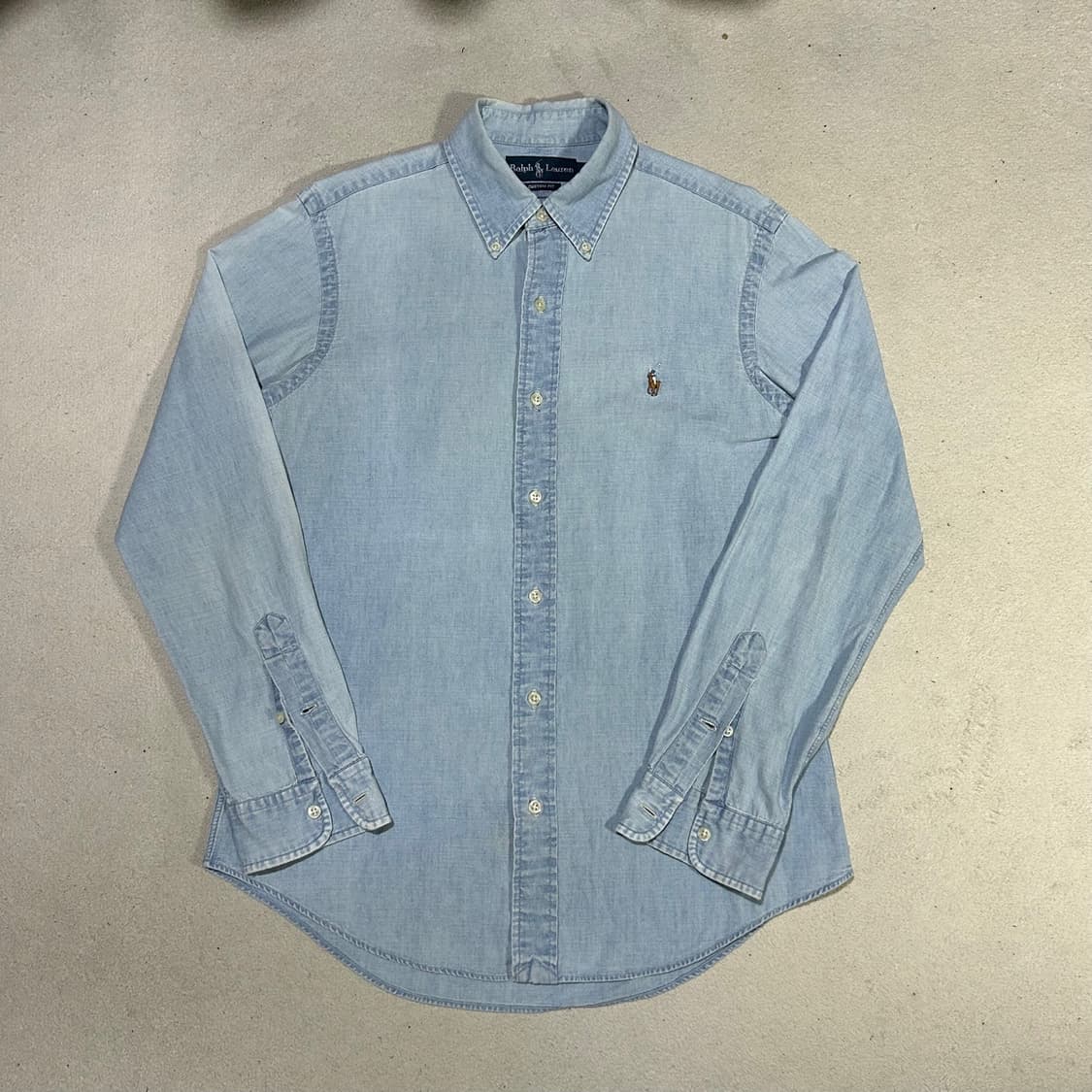 (M)폴로 데님셔츠 상품이미지1