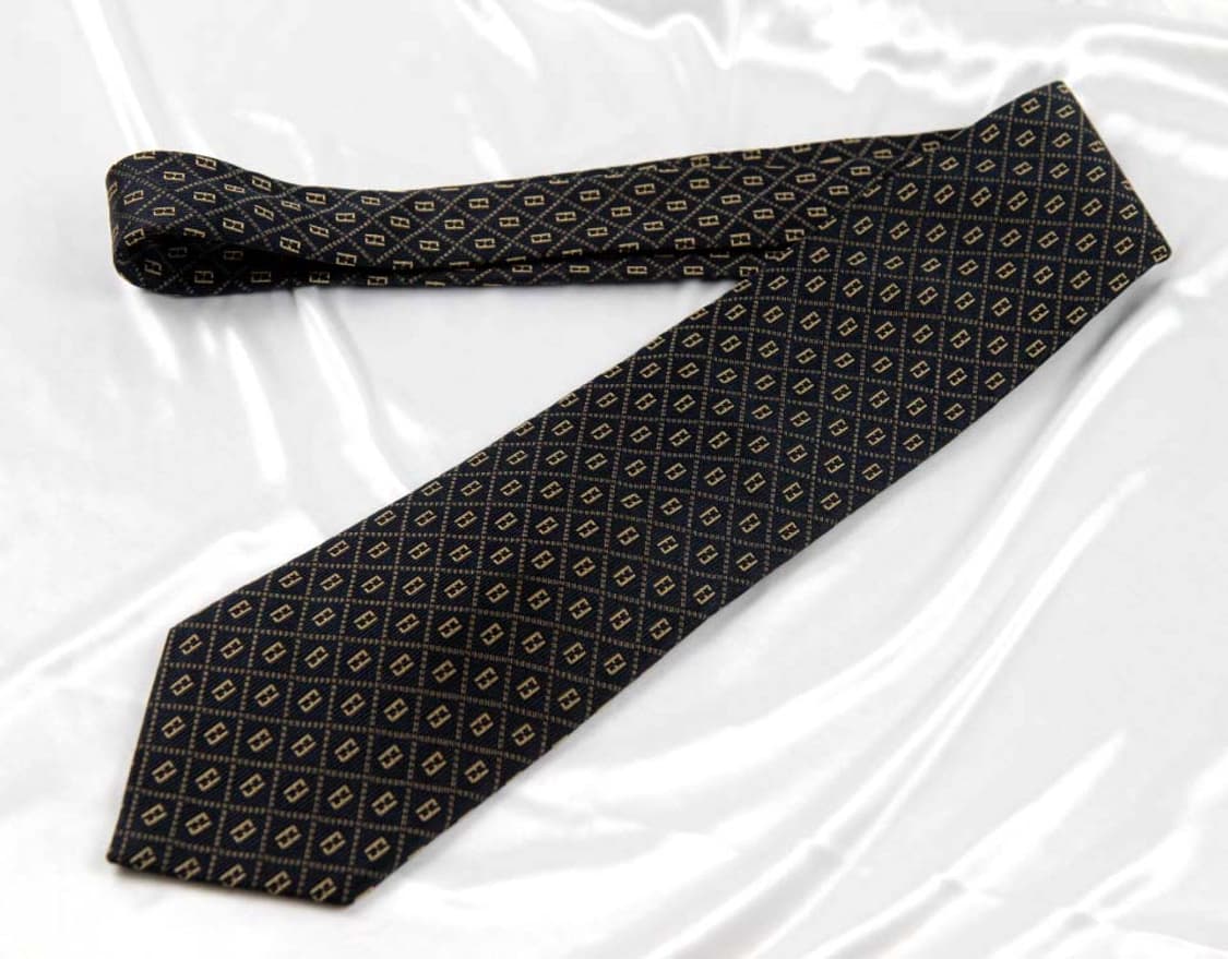 펜디 9.5cm S등급 FF로고 남자 명품 넥타이 상품이미지2