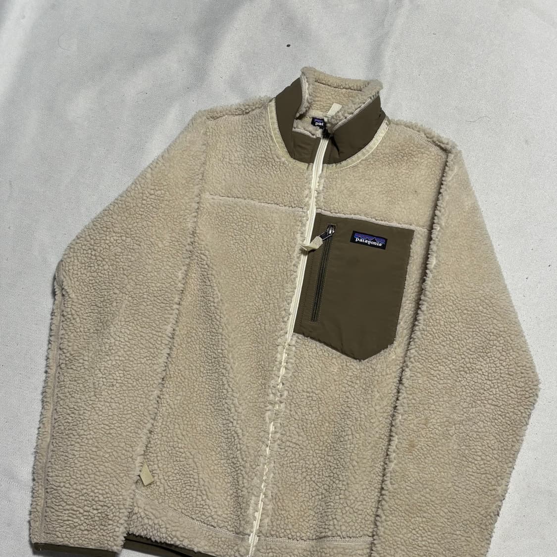 S 파타고니아 클래식 레트로 아이보리 후리스 상품이미지1