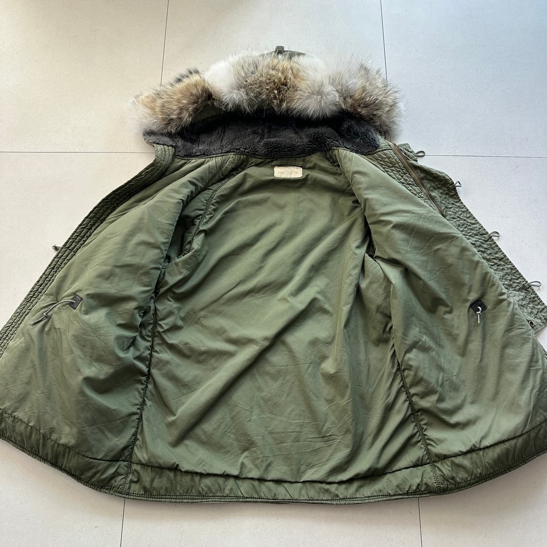 72년 오리지널 OD USAF N-3B (LANCER) 파카 Large  상품이미지5