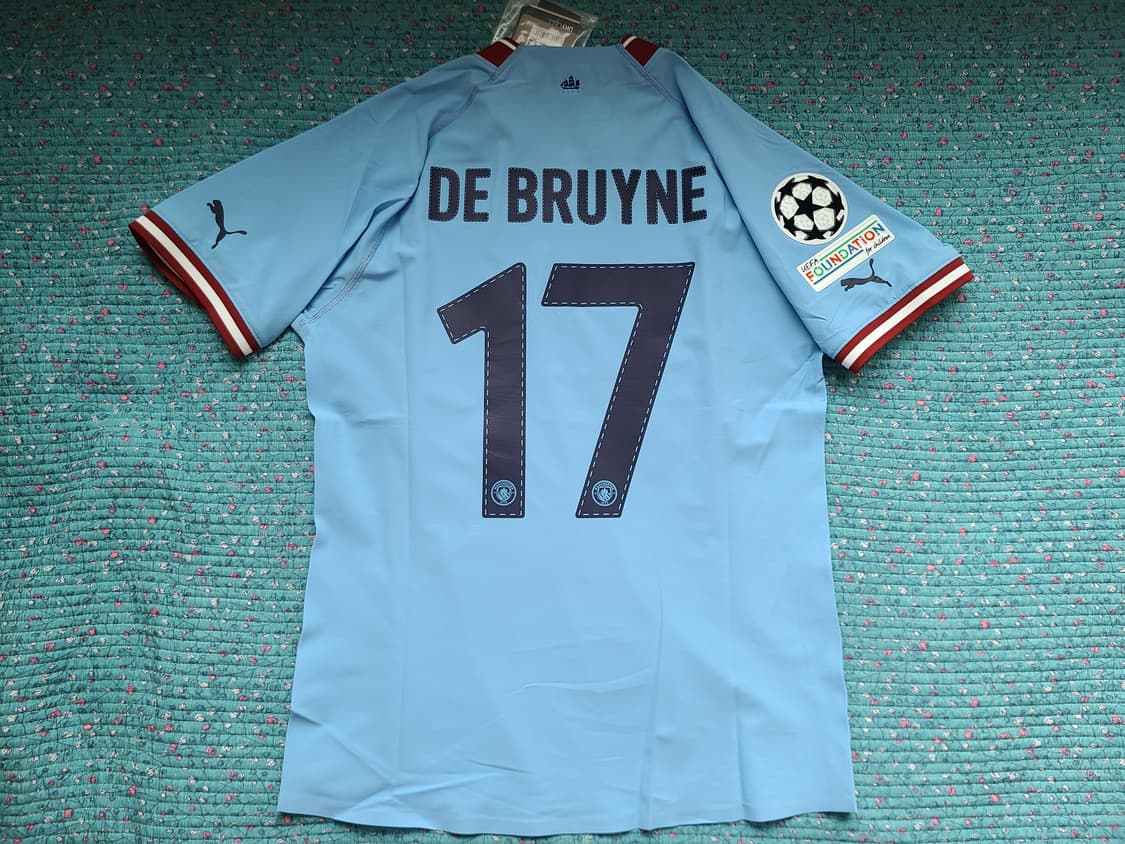 22/23 맨체스터 시티 홈 선수지급용 데브라이너 (US M) 상품이미지1