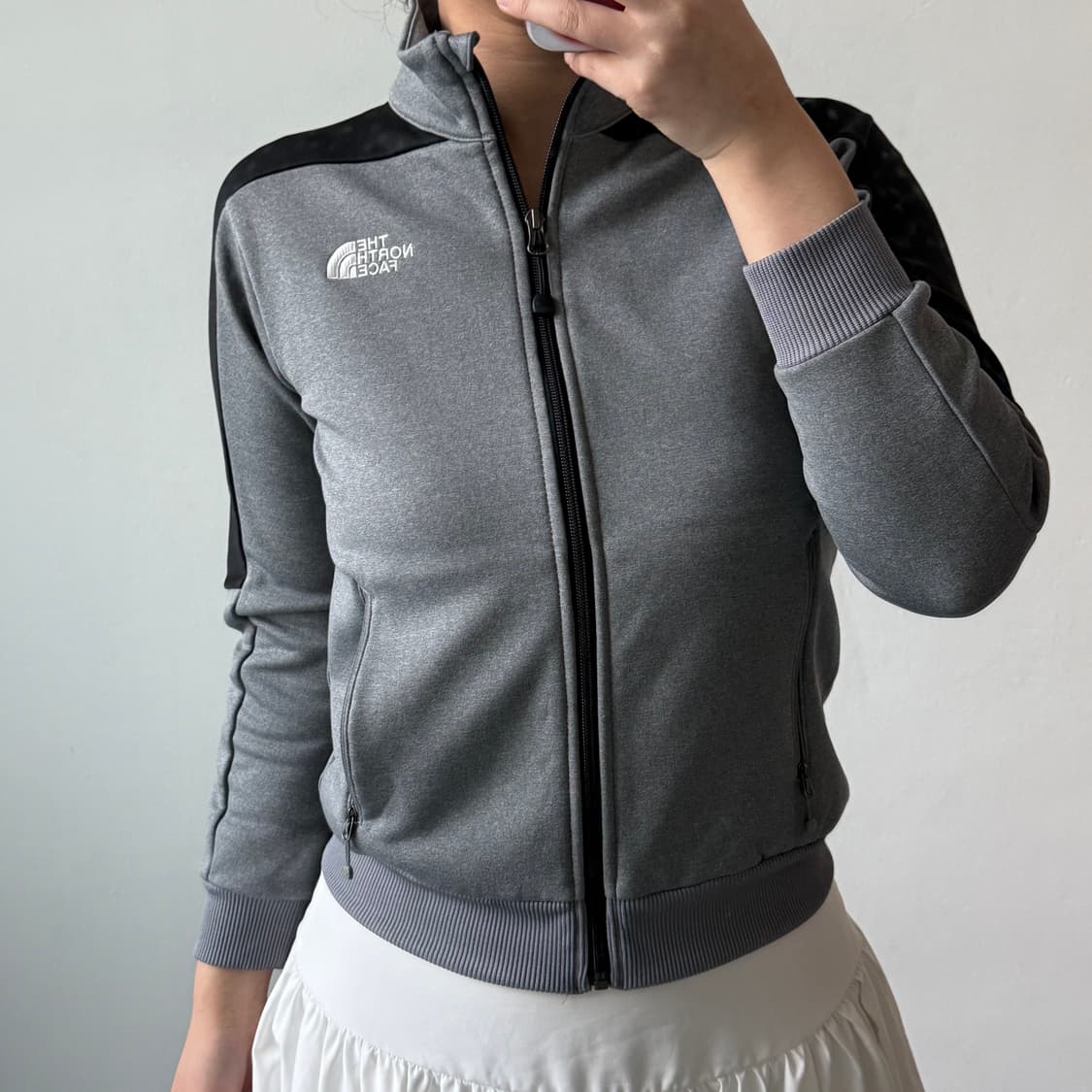 [150] 노스페이스 키즈 그레이 집업 상품이미지1