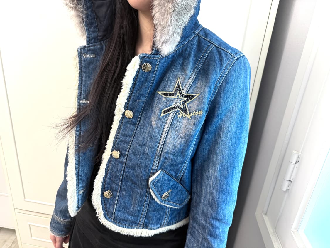 MLB 빈티지 데님자켓 상품이미지1