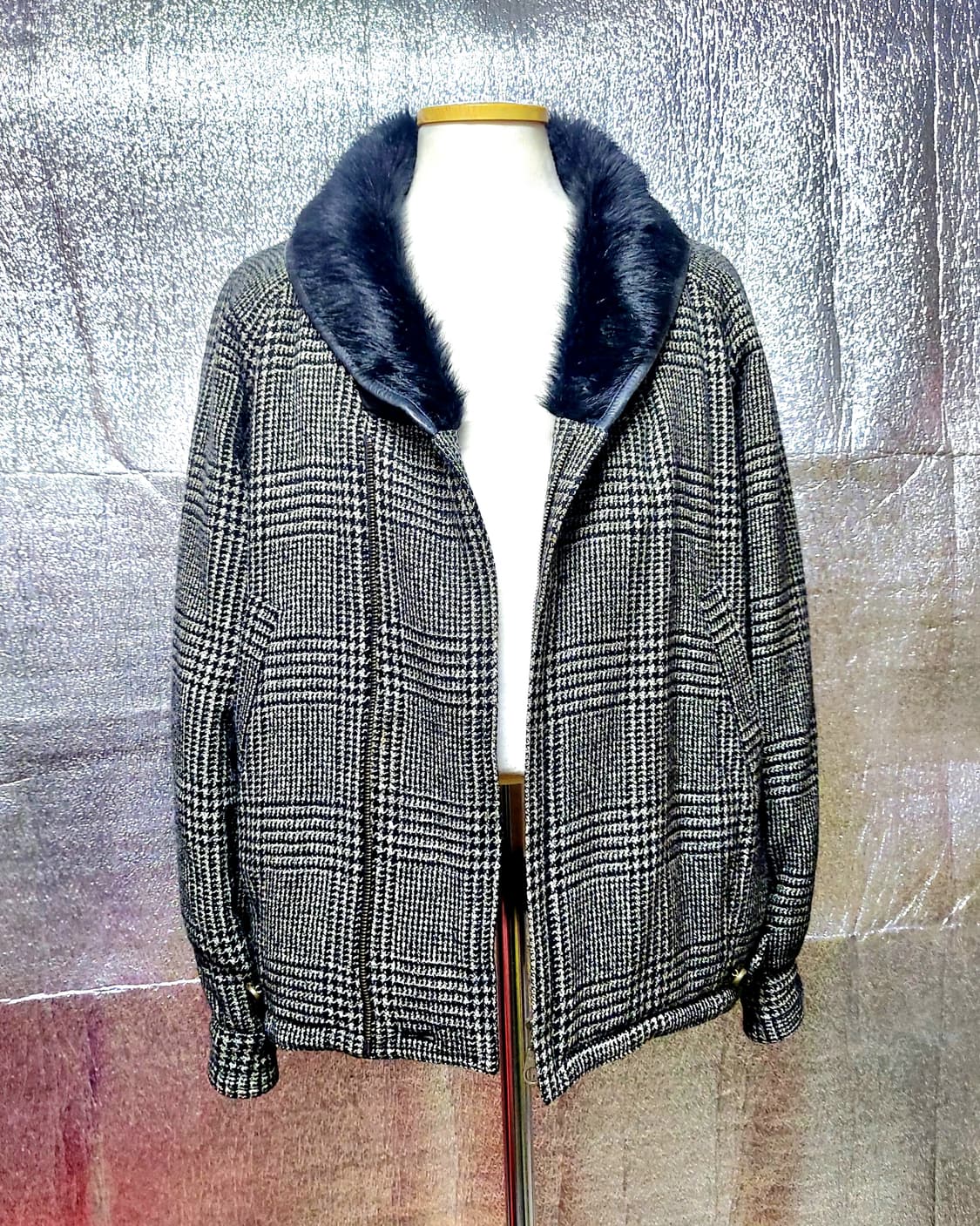 <필독> 빈티지 글렌 체크 자켓 상품이미지1