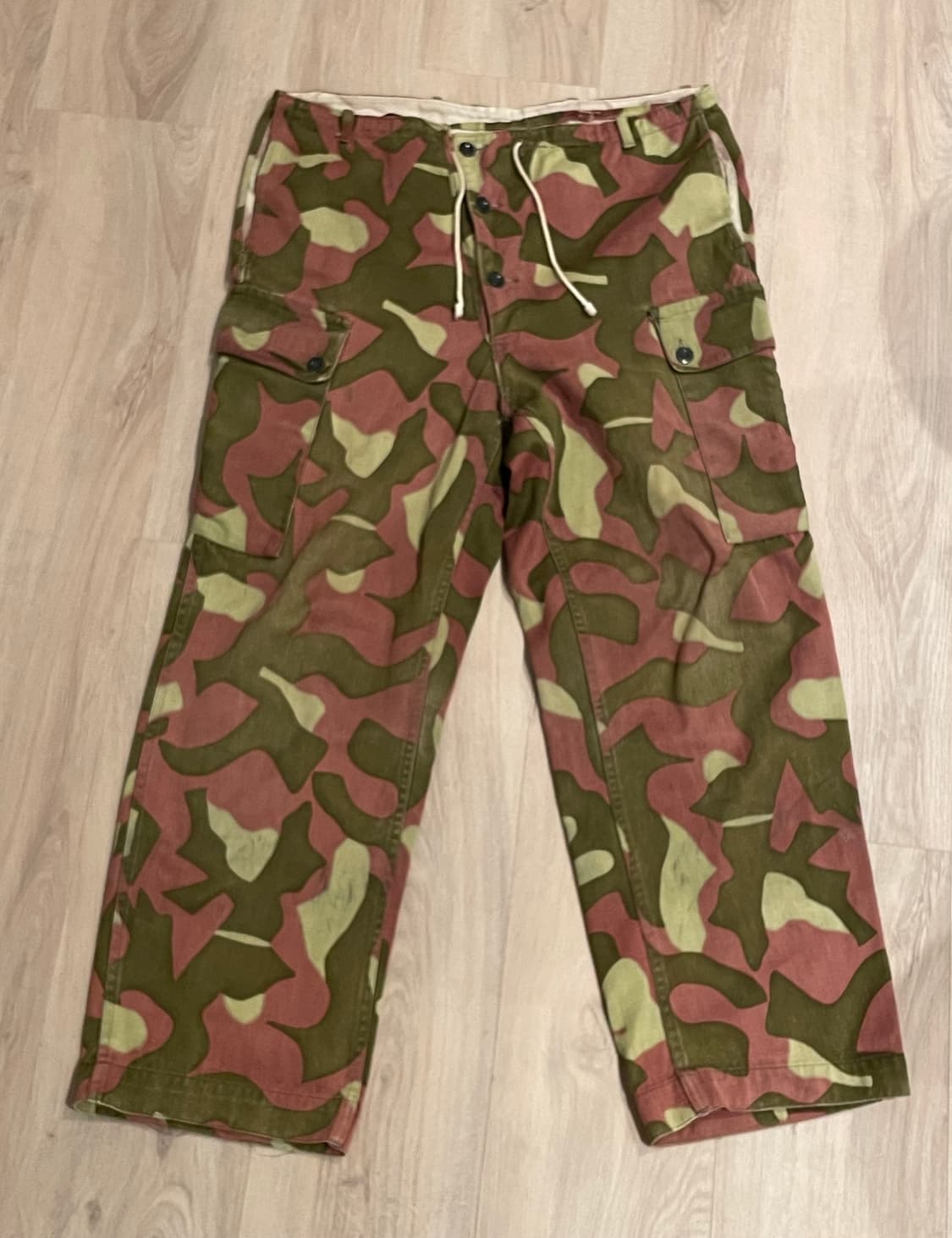 빈티지 핀란드군 m62 카모 카고 바지  상품이미지1