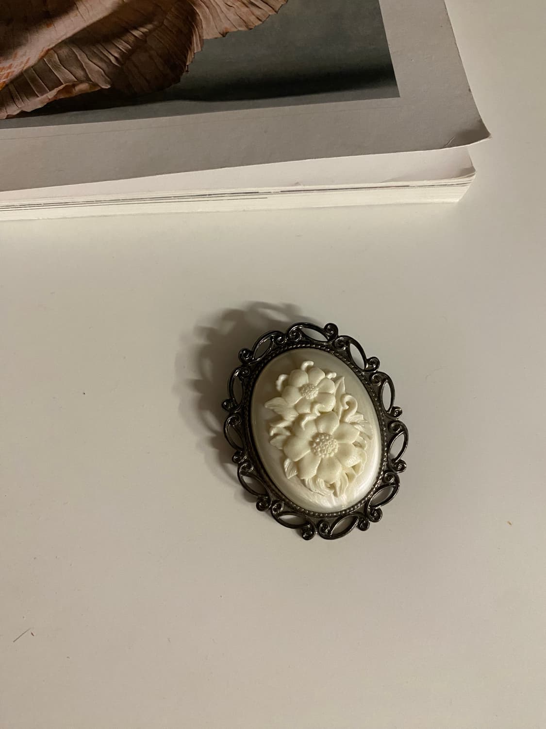 빈티지 꽃무늬 브로치 일본 빈티지 주얼리 상품이미지3