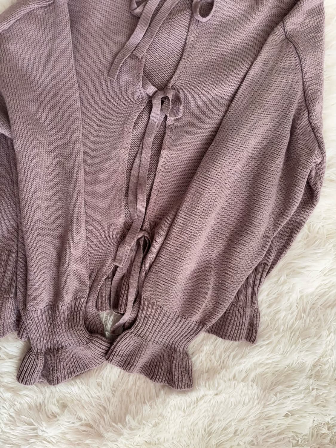 프릴 리본 가디건 상품이미지4