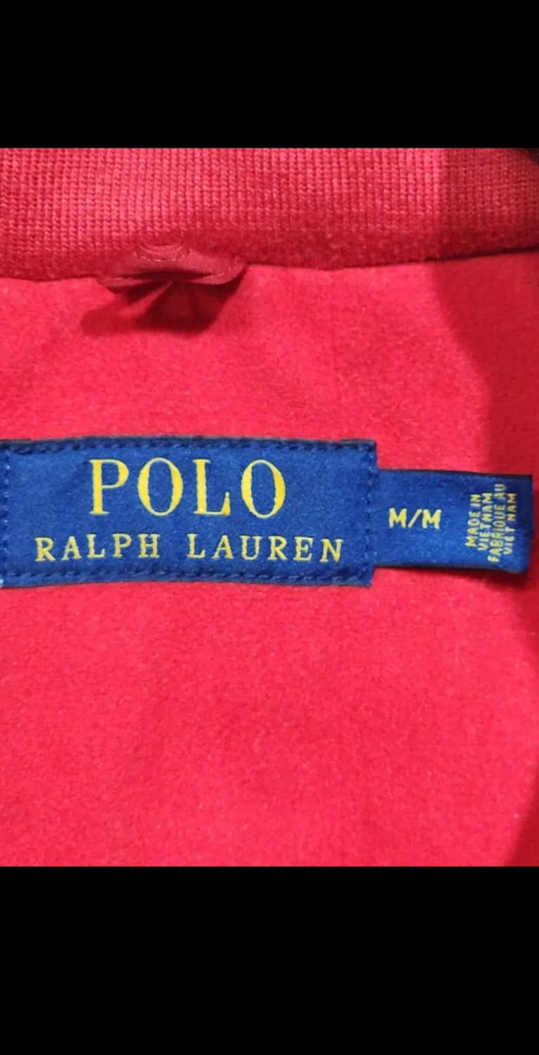 (L) 랄프로렌 폴로 점퍼 빨강 안감기모 자켓 캐주얼  상품이미지3