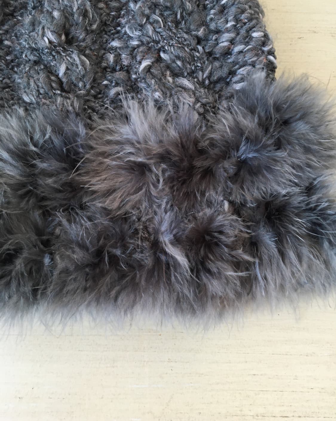 fur trimming knit beanie 상품이미지7