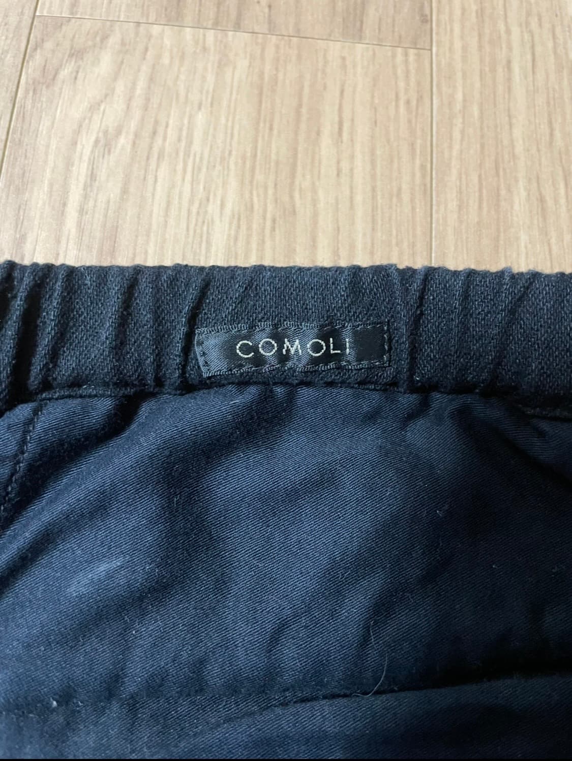 코모리 실크 드로스트링팬츠 상품이미지3