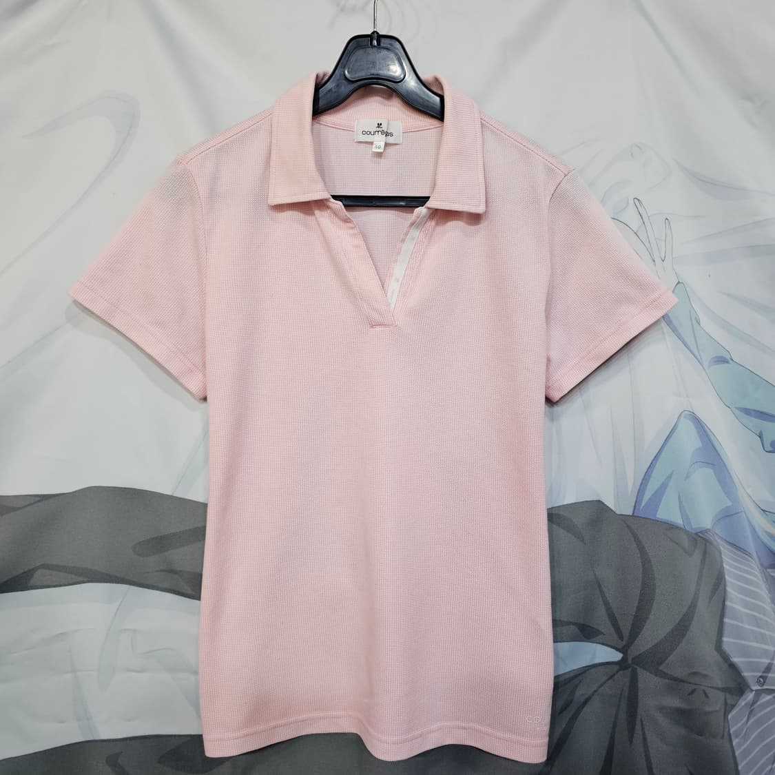 꾸레쥬  핑크  셔츠 상품이미지6