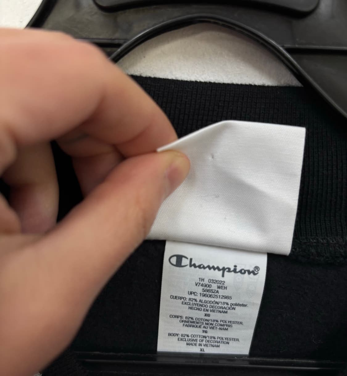 새상품)챔피온 리버시위브 블루종 점퍼 상품이미지7