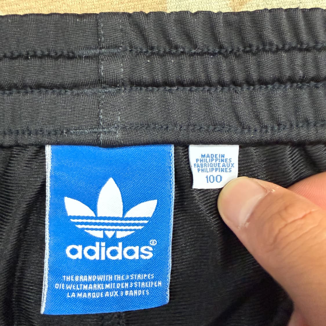 (L)아디다스 Adidas 파이어버드 트랙팬츠(블랙,검흰) 상품이미지2
