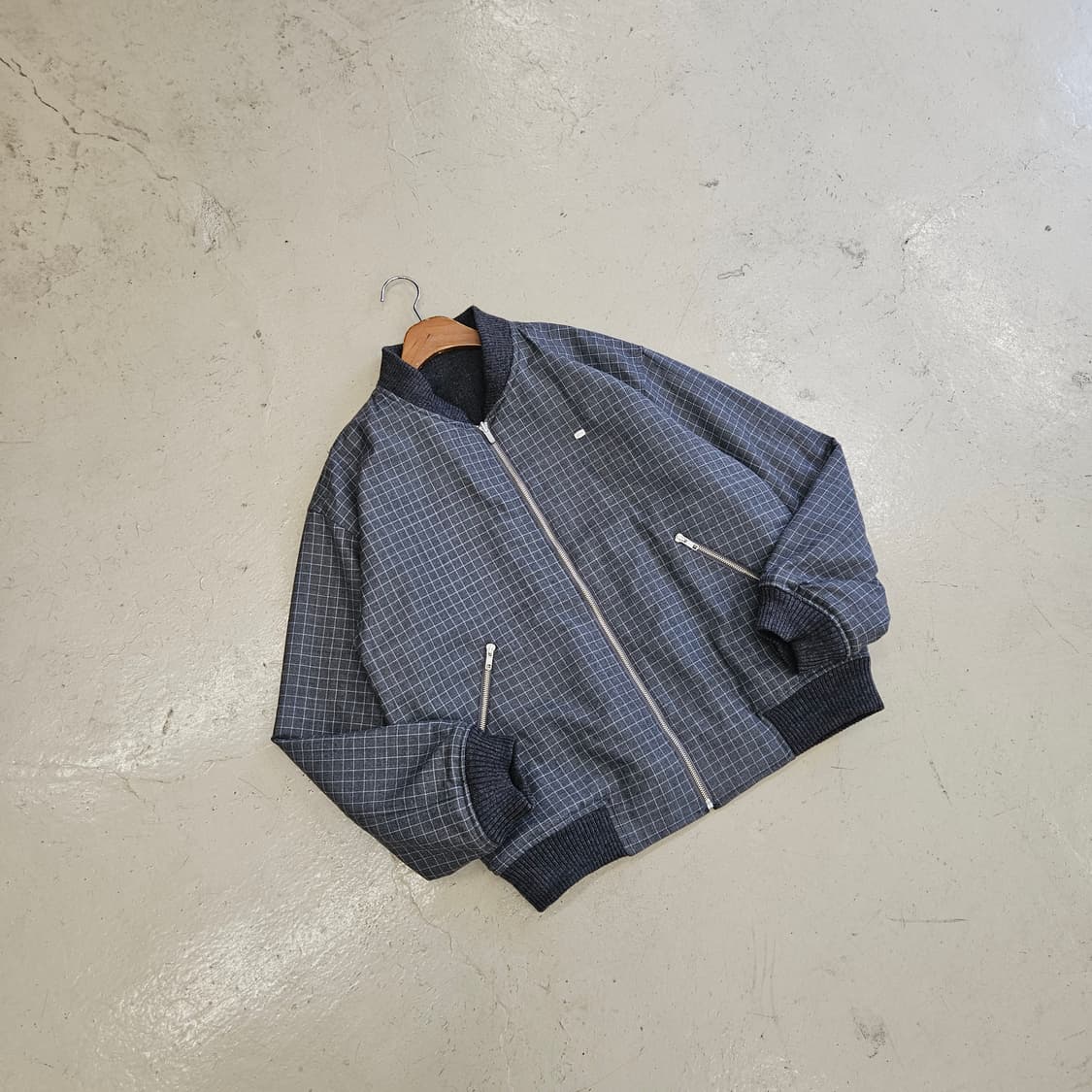 LACOSTE 라코스테 리버시블 양면 울자켓 블루종 L~XL 상품이미지4