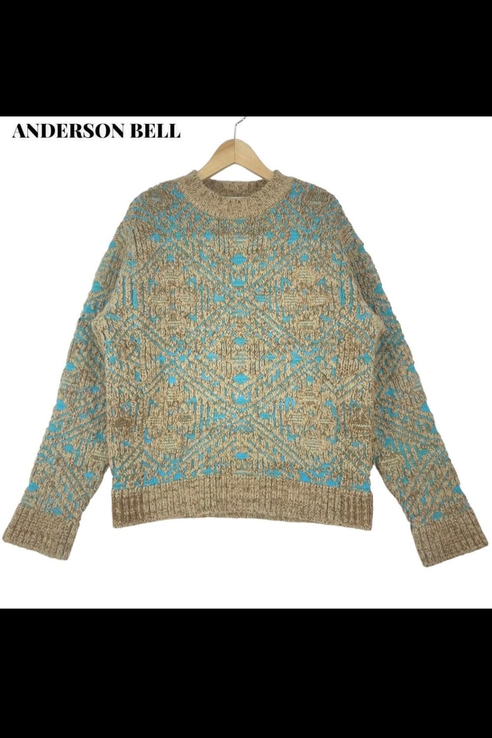 앤더슨벨 자카드 니트 상품이미지3