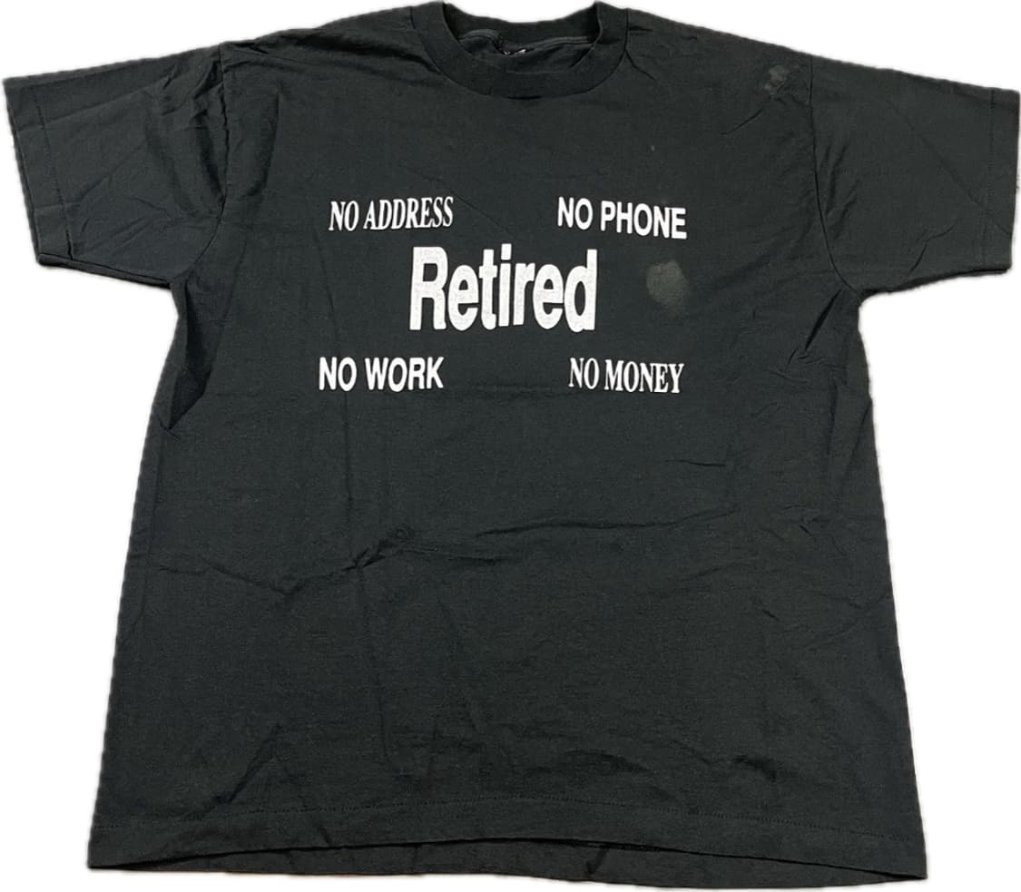 90년대 retired 퍼니 티셔츠 상품이미지1