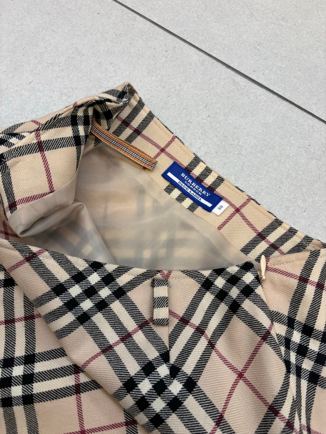 [ 38 ] 버버리 블루라벨 노바체크 미니스커트 상품이미지5