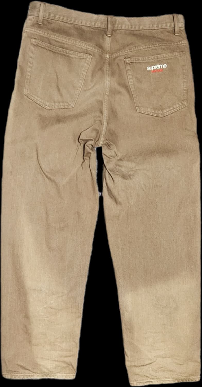 빈티지 선페이딩 슈프림23fw 라이트 브라운 30사이즈 상품이미지2