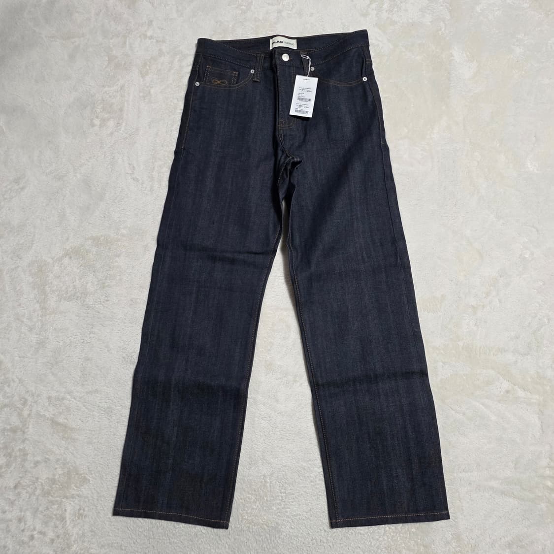 (32)플랙 메르고 스트레이트 셀비지 데님 팬츠 상품이미지1