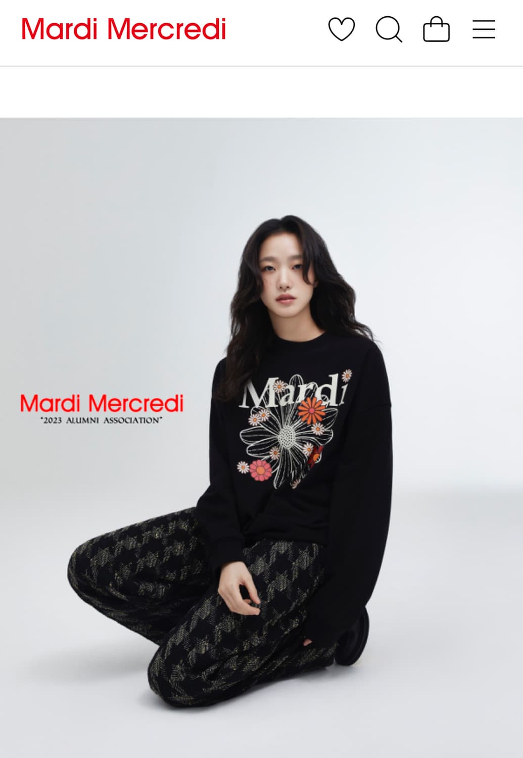 MARDI MERCREDI 맨투맨  상품이미지1
