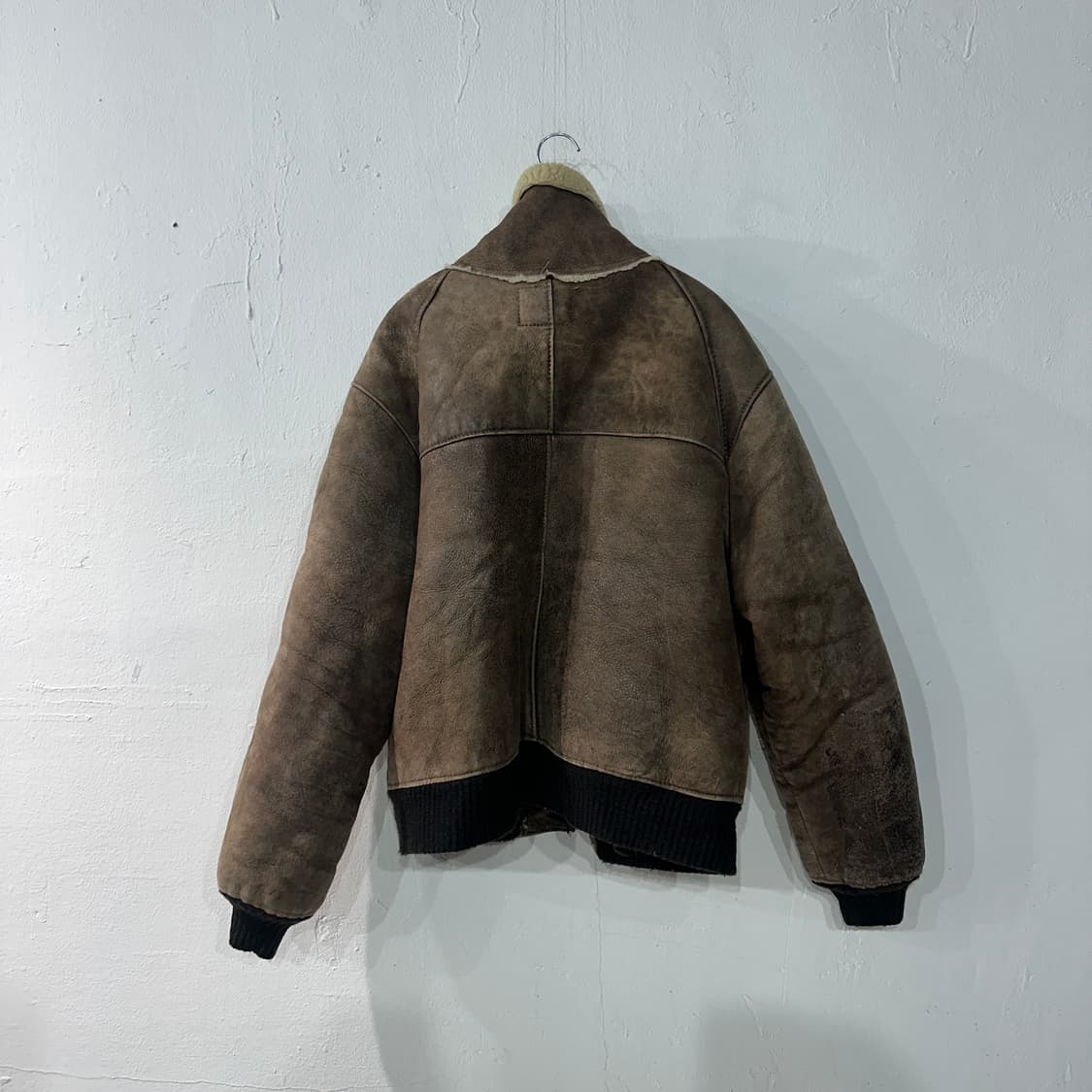 Schott 쇼트 B-6 양가죽 무스탕 44 상품이미지4