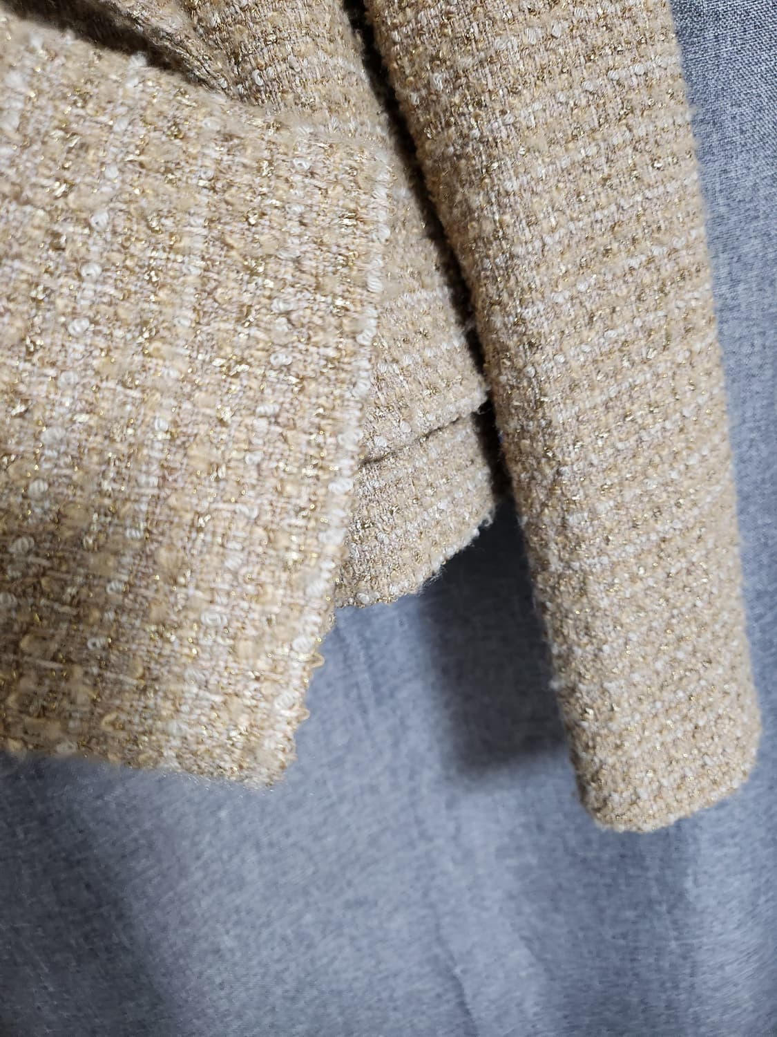 모조에스핀 크롭 트위드자켓 상품이미지3