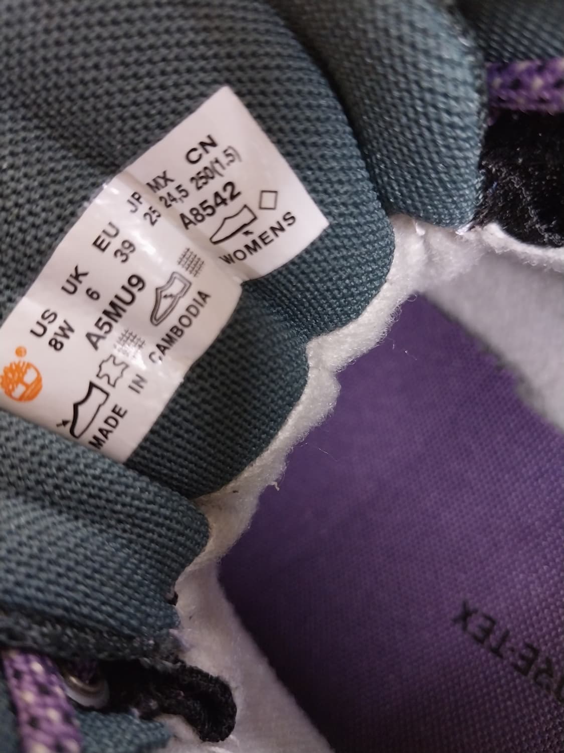 여성 팀버랜드 오리지널 고어텍스 트래킹화, 운동화 (250) 상품이미지9