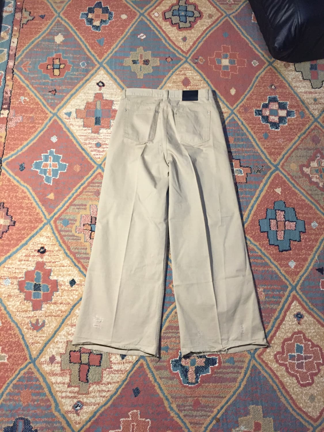 무명 와이드 치노팬츠 상품이미지5