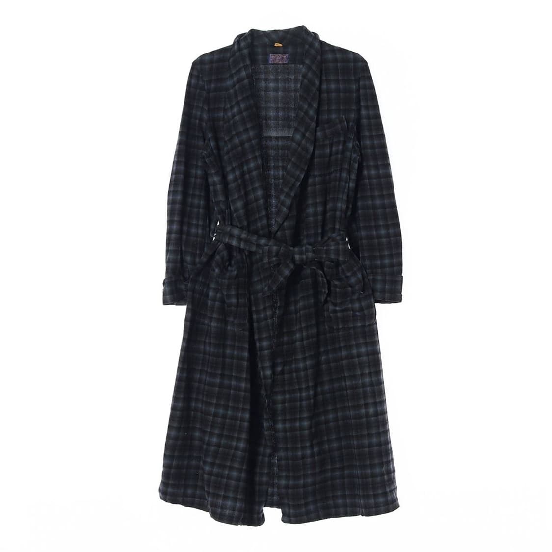 펜들턴 울 100% 체크 벨티드 로브 코트 상품이미지1