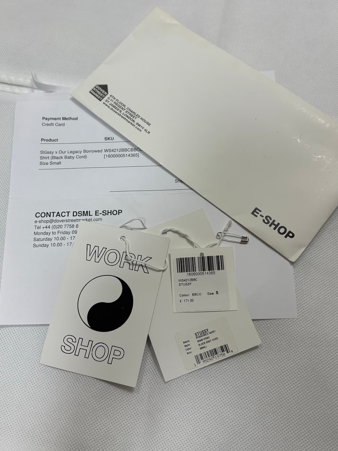 스투시 x 아워레가시 / 서프맨 버로우드 셔츠 코듀로이 상품이미지9