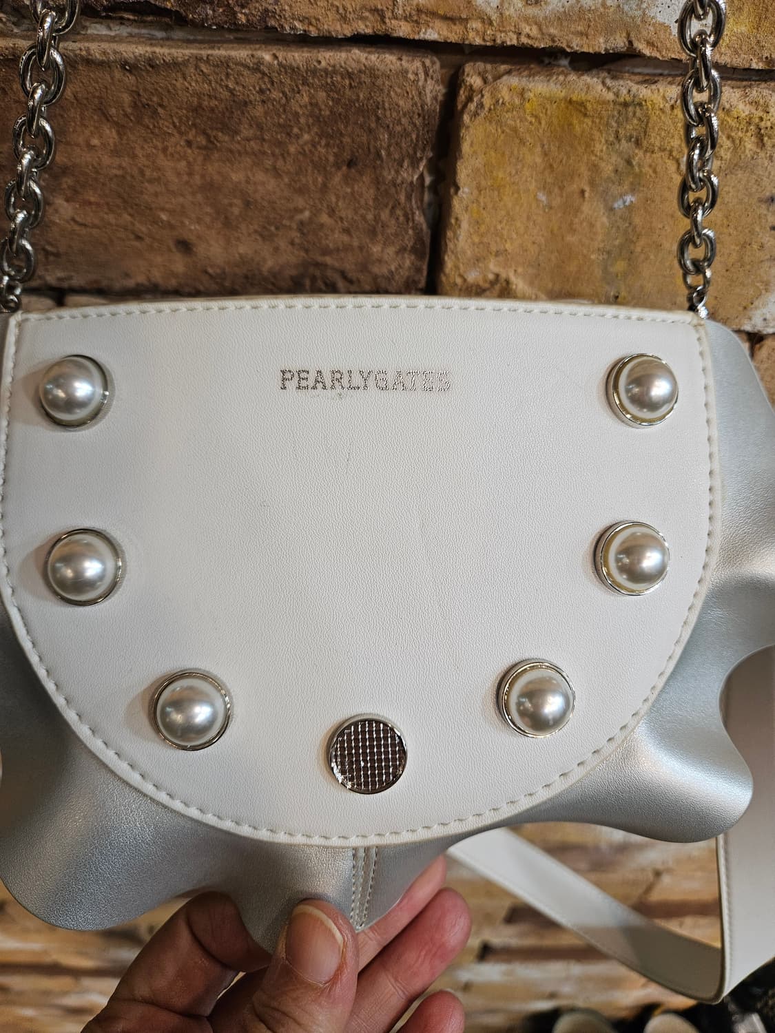 새상품)PEARLY GATES 체인 크로스백 상품이미지3