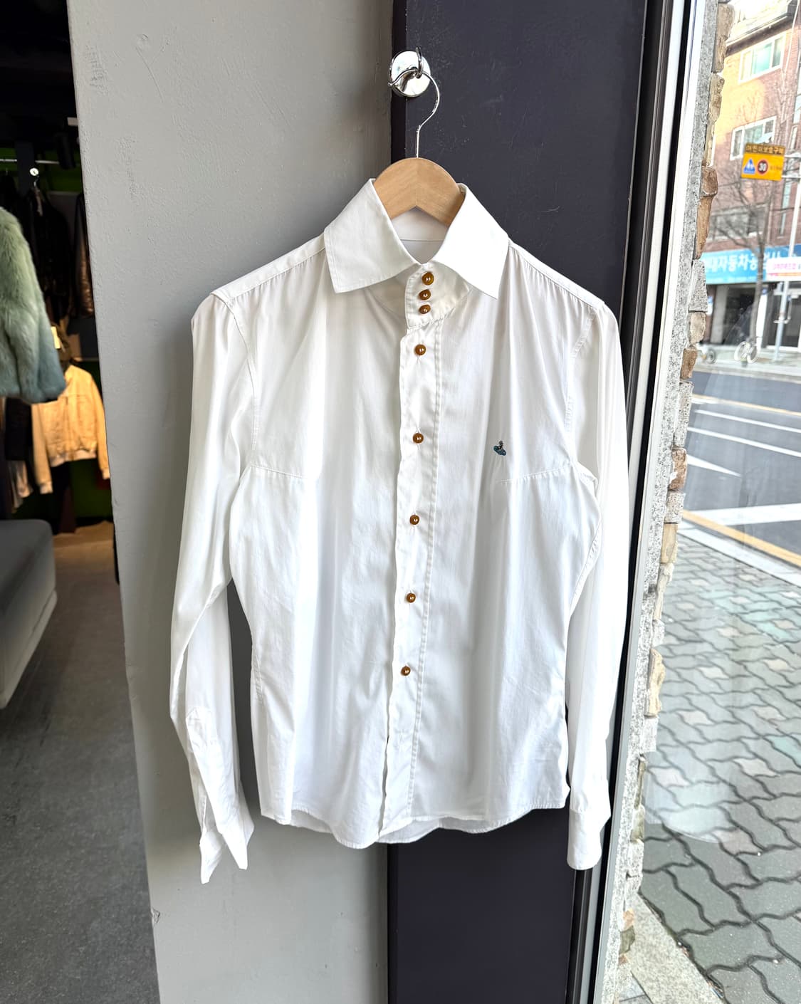 1/ 비비안웨스트우드 화이트 바이올린 셔츠 상품이미지2