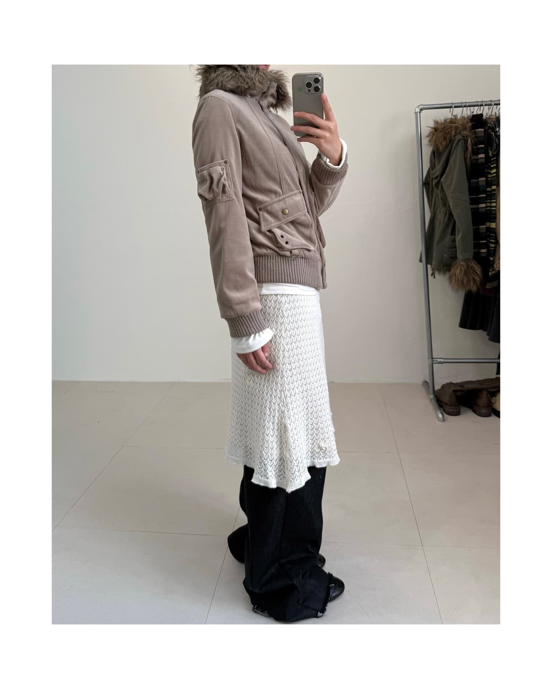 빈티지 벨벳 자켓  상품이미지2