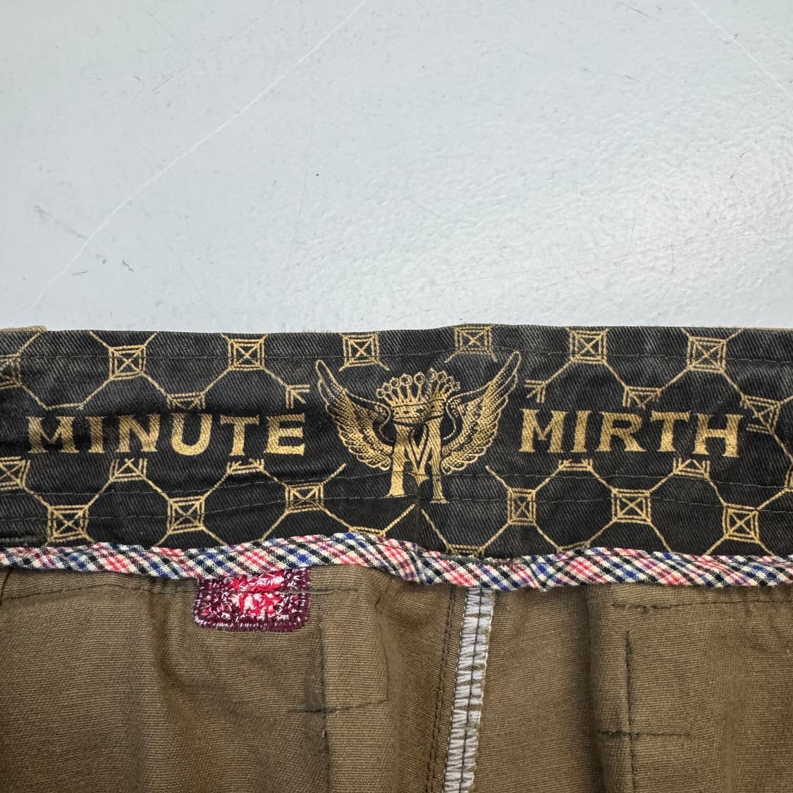 Minute mirth Y2K 스컬 해골 자수 빅로고 와이드 카고팬츠 상품이미지9