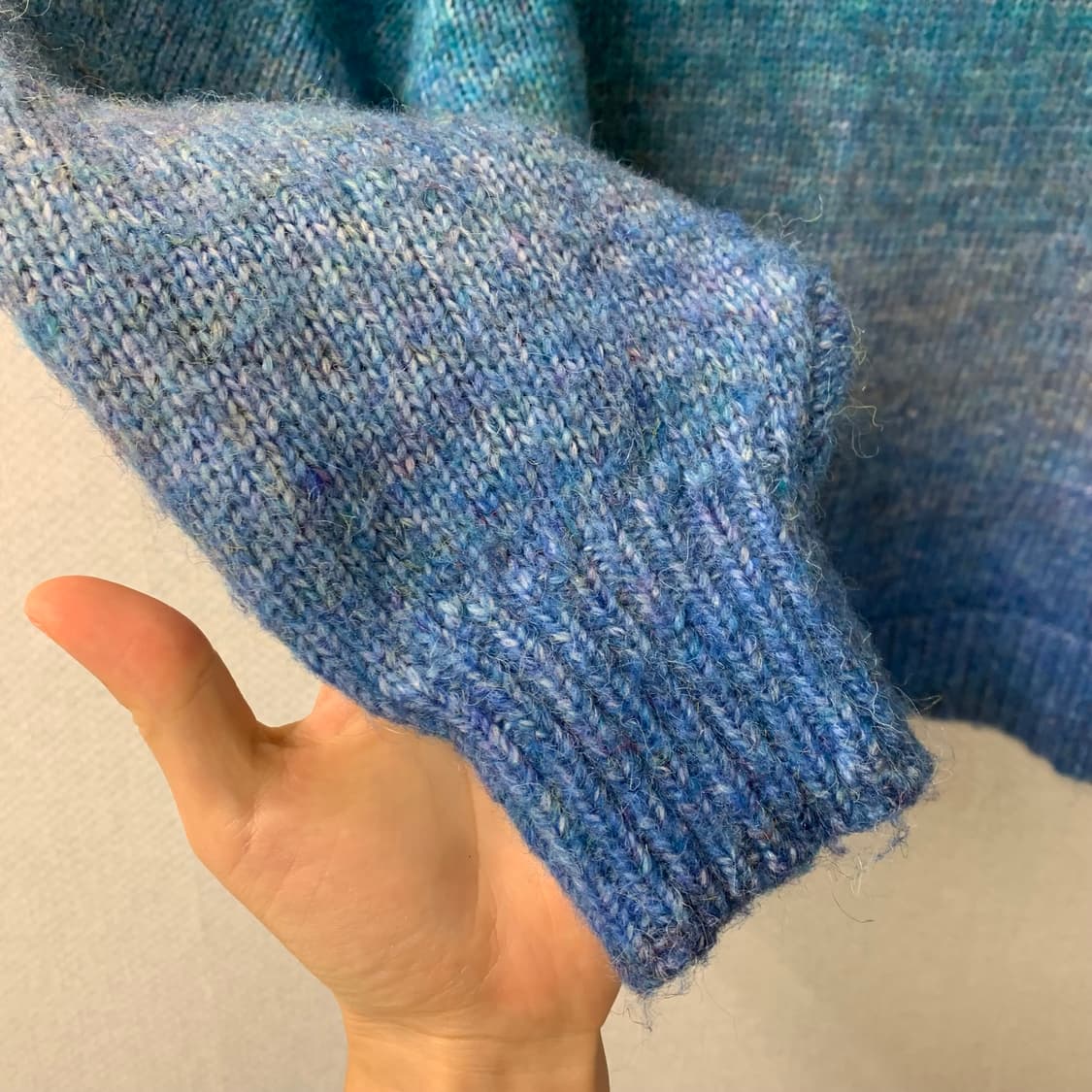 chocol raffine blue knit 블루 니트 상품이미지4