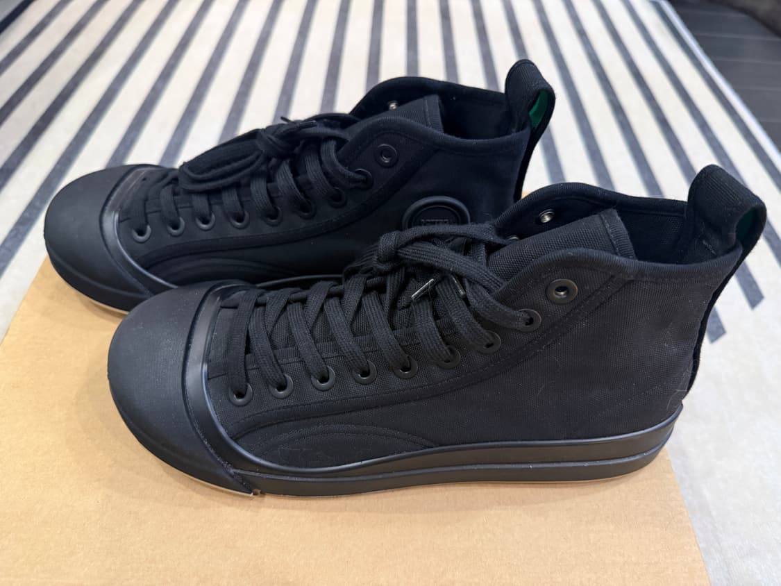 보테가베네타 VULCAN 캔버스 하이탑 상품이미지1