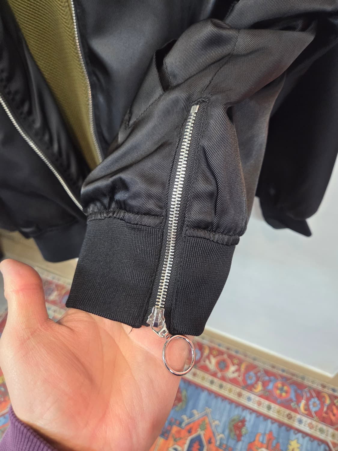 자라 후드 탈부착 항공자켓 L 오버핏  상품이미지8