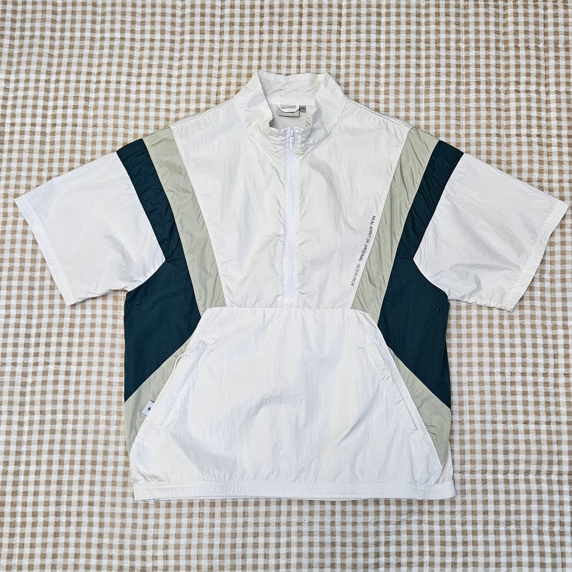 인터크루 반집업 오버핏 바람막이 남자100 상품이미지2