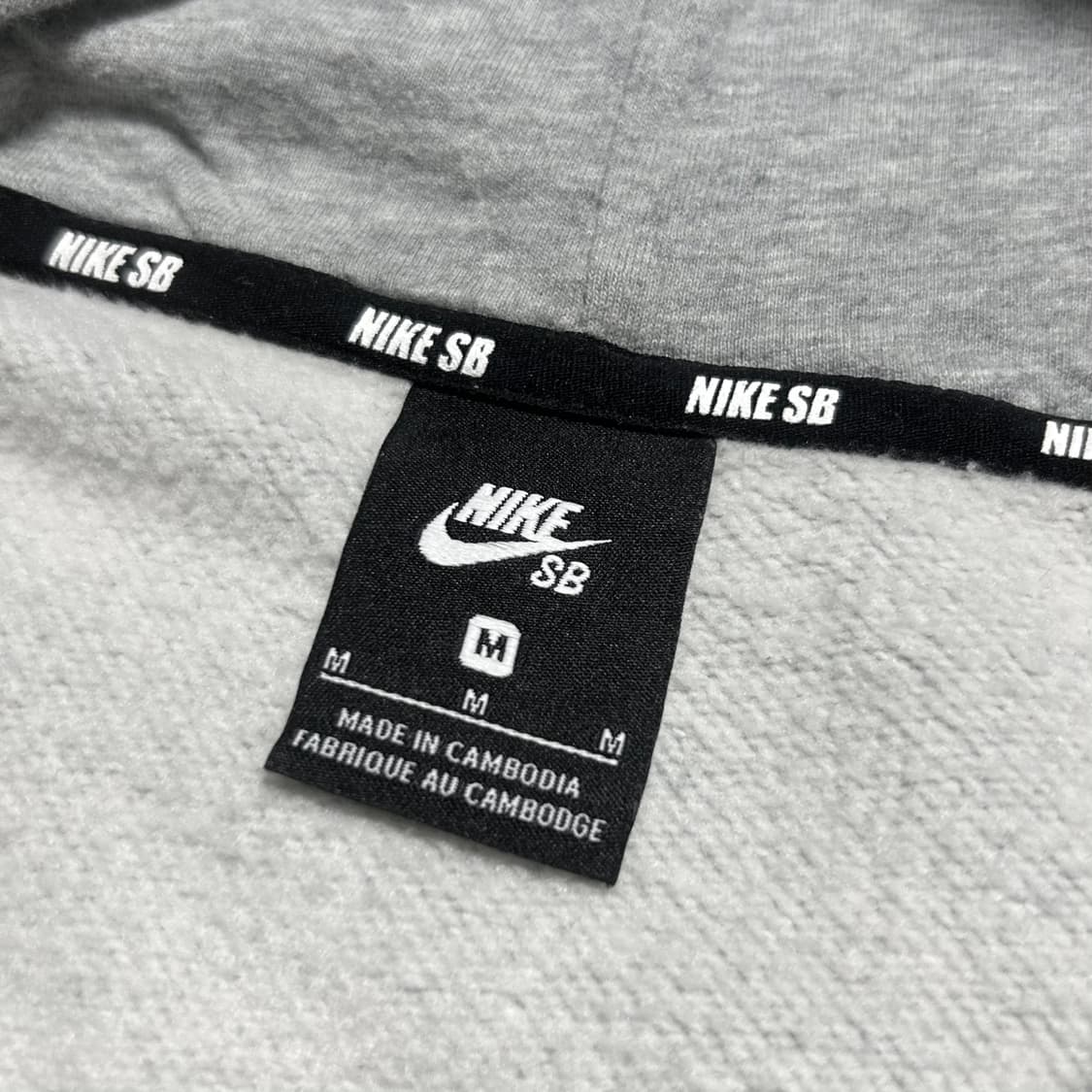 [M] Nike 나이키 Sb 그레이 기모 후드티 상품이미지5