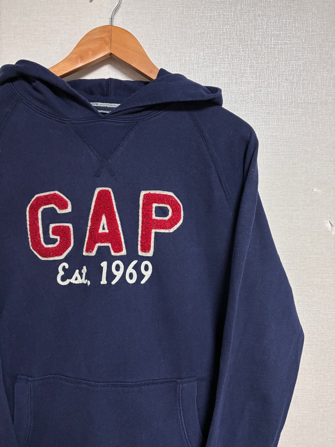 빈티지 갭 후드티 네이비 M 상품이미지1