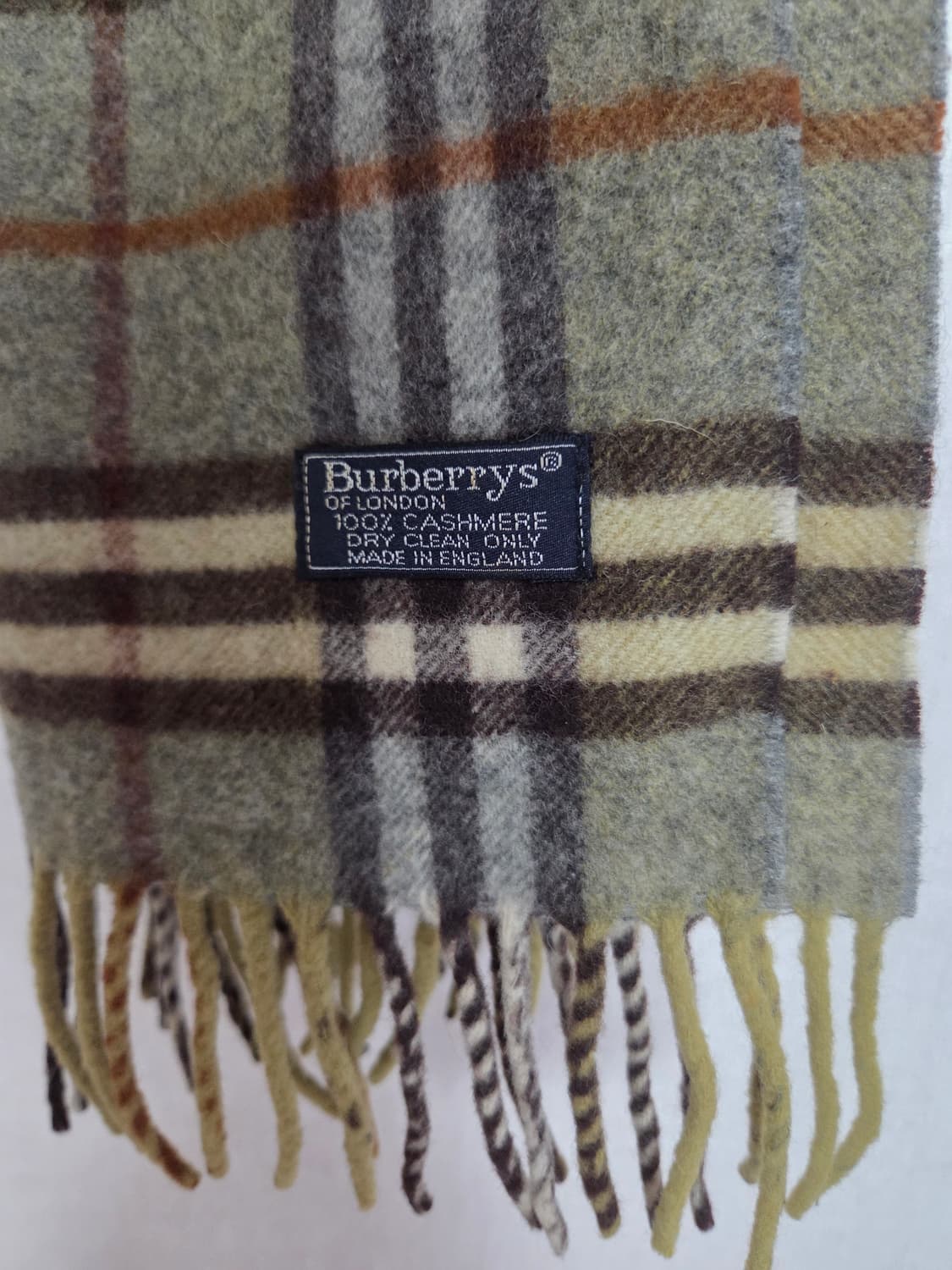 캐시미어 노바체크 목도리 상품이미지4