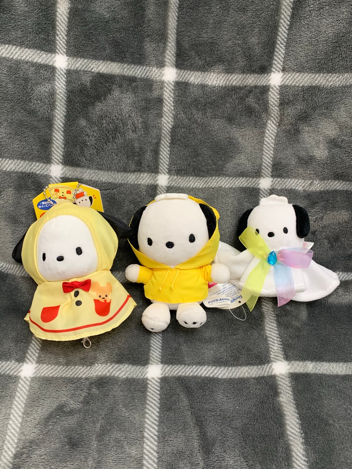 산리오 포차코 테루테루보즈 우비 마스코트 세트 상품이미지1