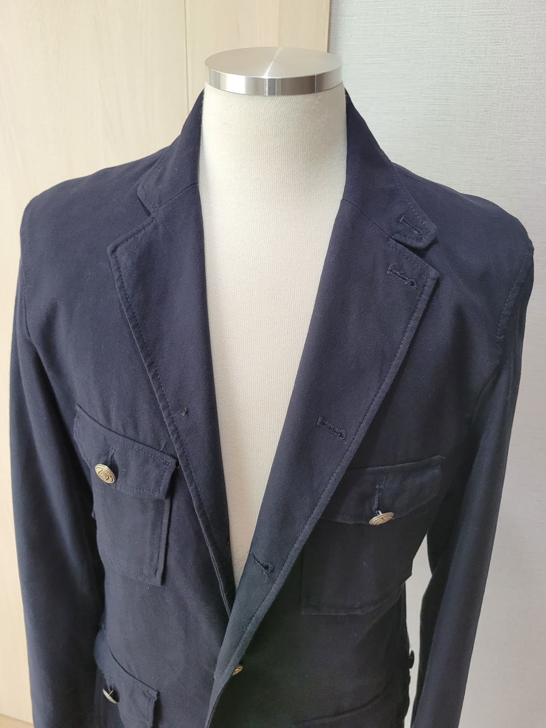 자라맨 ZARAMAN 사파리 자켓 105 네이비 상품이미지2