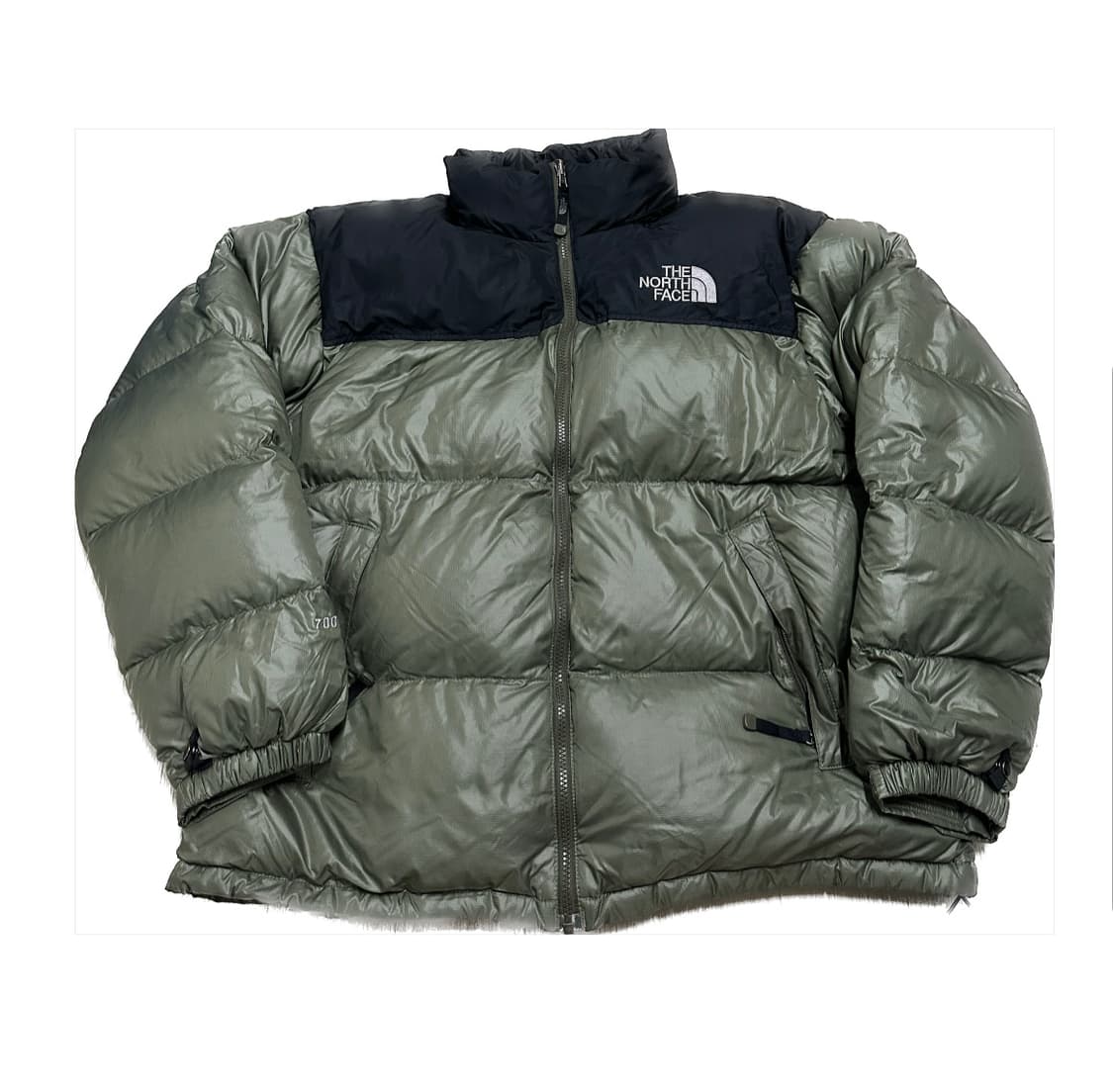 노스페이스 눕시 700 카키 희귀색상 패딩 상품이미지1