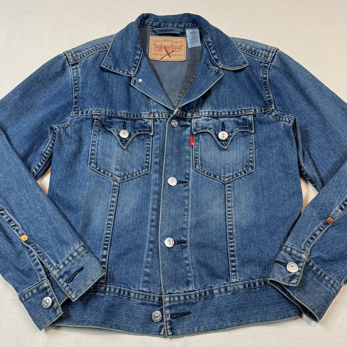 L) 리바이스 아이코닉 데님자켓 TYPE 1 데님 청자켓 상품이미지2