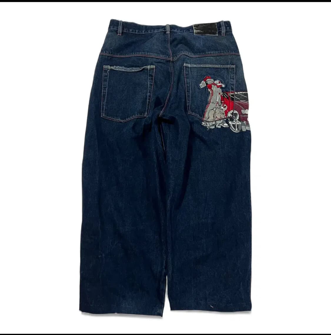 SOHK 스쿨오브하드낙 올드스쿨 패치 데님팬츠(36 상품이미지1