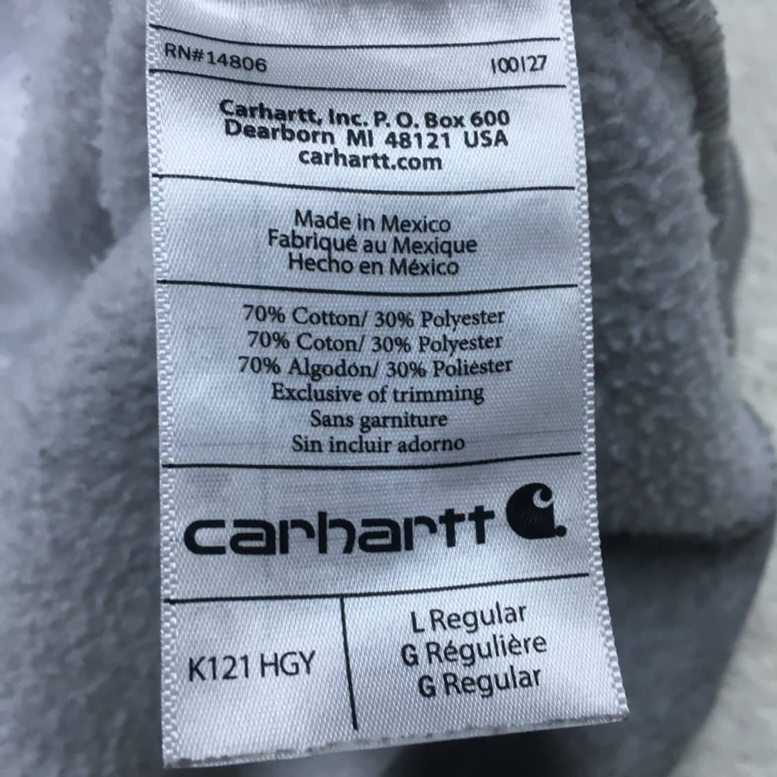 칼하트 기모 후드티 DD24 상품이미지3