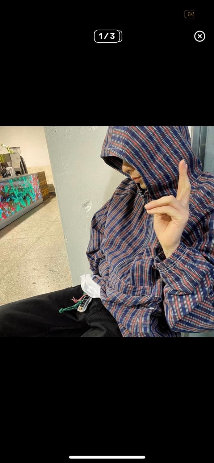 스투시 브러쉬드 아노락 후드 L 상품이미지1