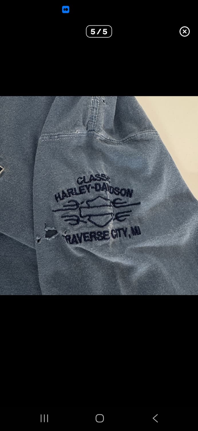 할리데이비슨 빈티지  롱슬리브 상품이미지5